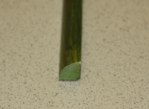 Планка угловая внутренняя D 04-07, цвет зеленый черепаховый