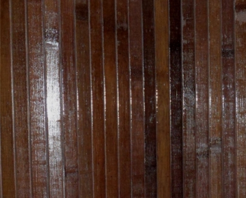 Бамбуковые обои лак. ламель 17мм, цвет венге, шир. 1,5м