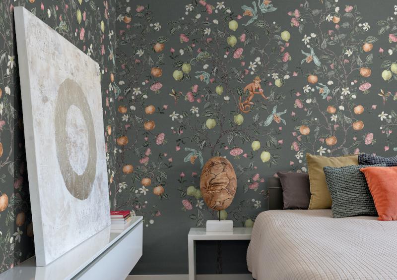 Лучшие идеи отделки стен обоями с цветами