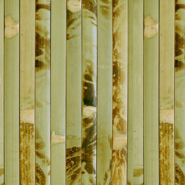 Бамбуковые обои, ламель 17мм, зеленая черепаха, шир.1,5 м.