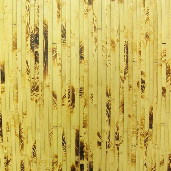 Бамбуковые обои, желтая черепаха, ламель 17мм, ширина 2,5 м.