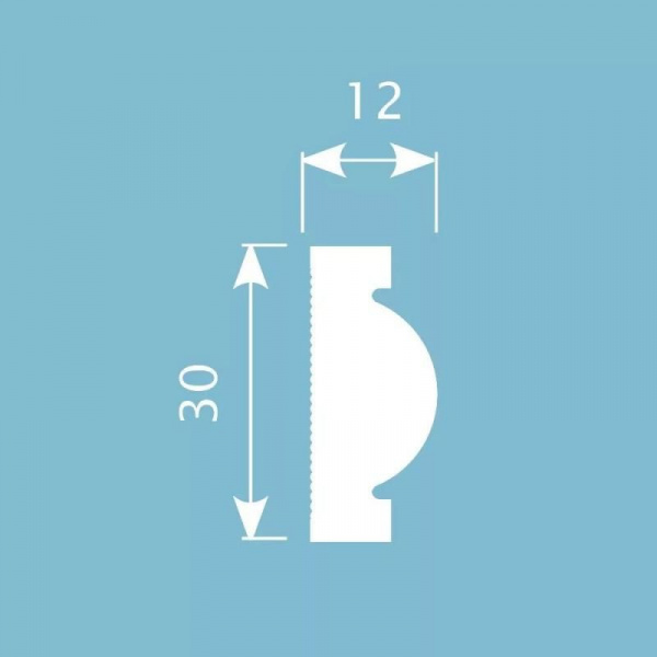 Молдинг для стены Cosca МХ 042, 30х12