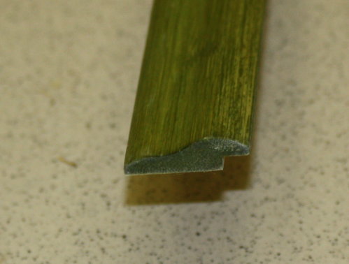 Планка кромочная D 01-04, цвет зеленый
